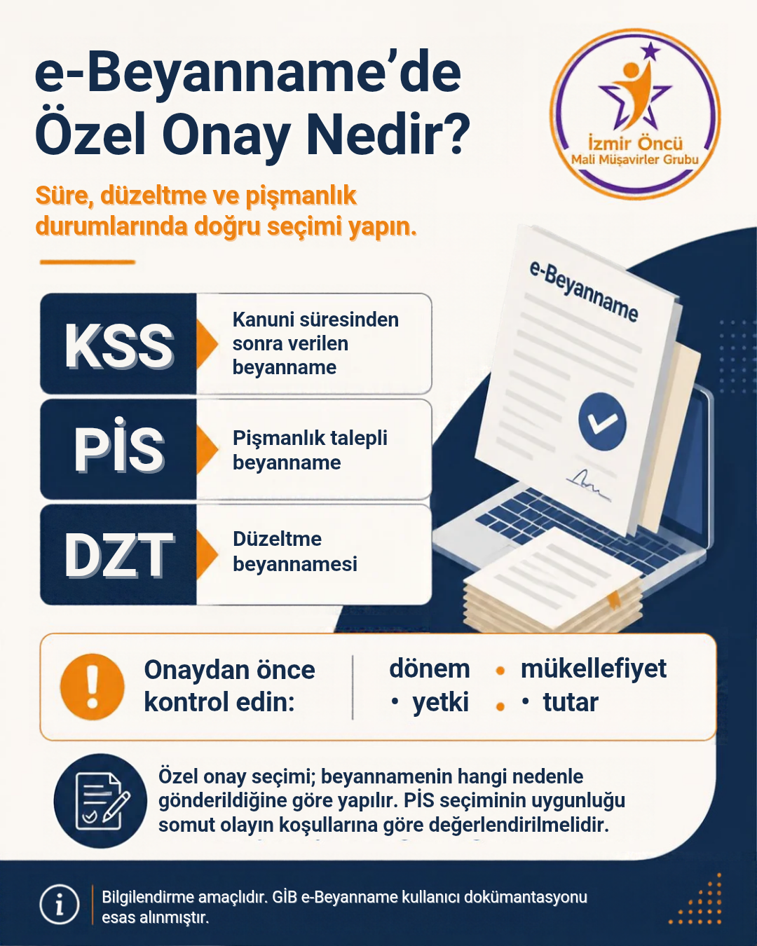 E-beyanname'de Özel Onay Nedir?